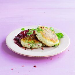 Potatisbullar med rosépeppar
