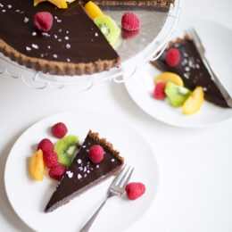 Kokos- och chokladpaj