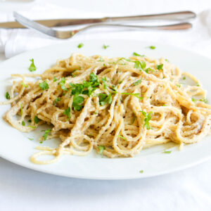 Stressfri vegetarisk nötpasta