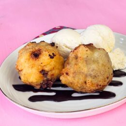 Friterade chokladbollar