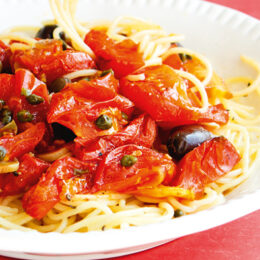 Vegetarisk Pasta puttanesca
