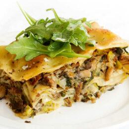 Vegetarisk Svamplasagne