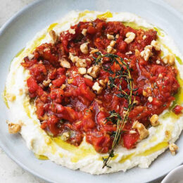 Bönmos med muhammara