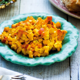 Rotfruktssallad med saffran