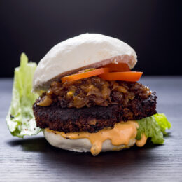 Vegetarisk Baozi burger