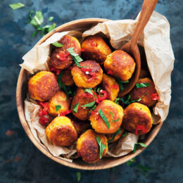 Vegetariska Morotsbollar med jordnötter