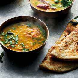 Shantis berömda vegetariska daalsoppa