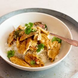 Vegetarisk adobo – Filippinsk gryta med kokosmjölk
