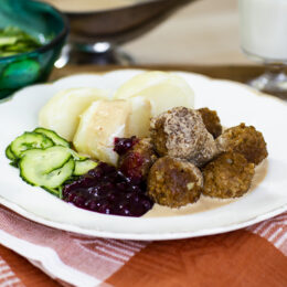 Farmors vegetariska bollar med seitan