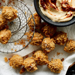 Vegetarisk Popcornfalafel