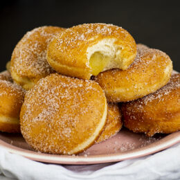 Friterade äppelmunkar