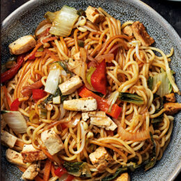 Vegetarisk chow mein