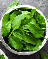 vegetarisk paj med spenat