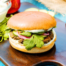 Färsodlarnas gröna sommarburgare