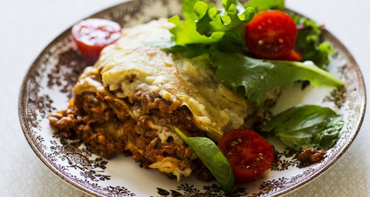 italiensk lasagne