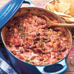 Vegetarisk chili con carne (chili sin carne)