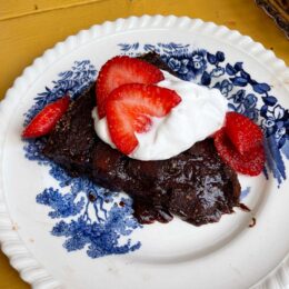 Kladdigaste kladdkakan (vegan)