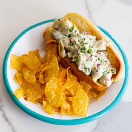 Vegetarisk ”lobster roll”