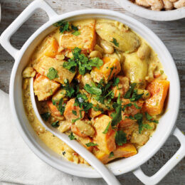 Vegetarisk Pumpacurry på svenska