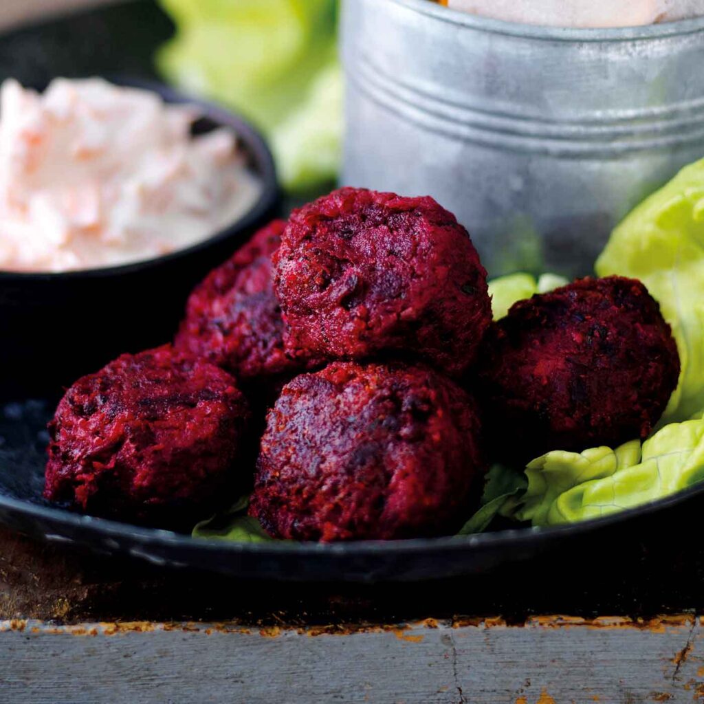 rödbetsfalafel