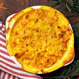 Blomkålsgratäng med saffran