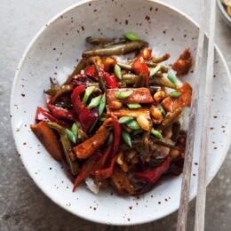 Vegetarisk kung pao tofu
