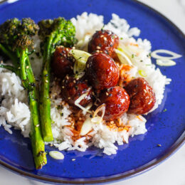 Koreanska vegobullar med glaze