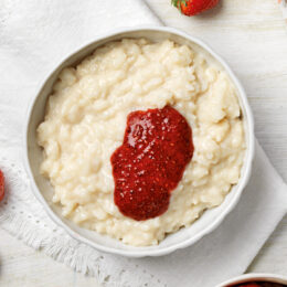 Egen ”risifrutti” med chiasylt