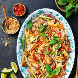 Vietnamesiska nudlar med tofu